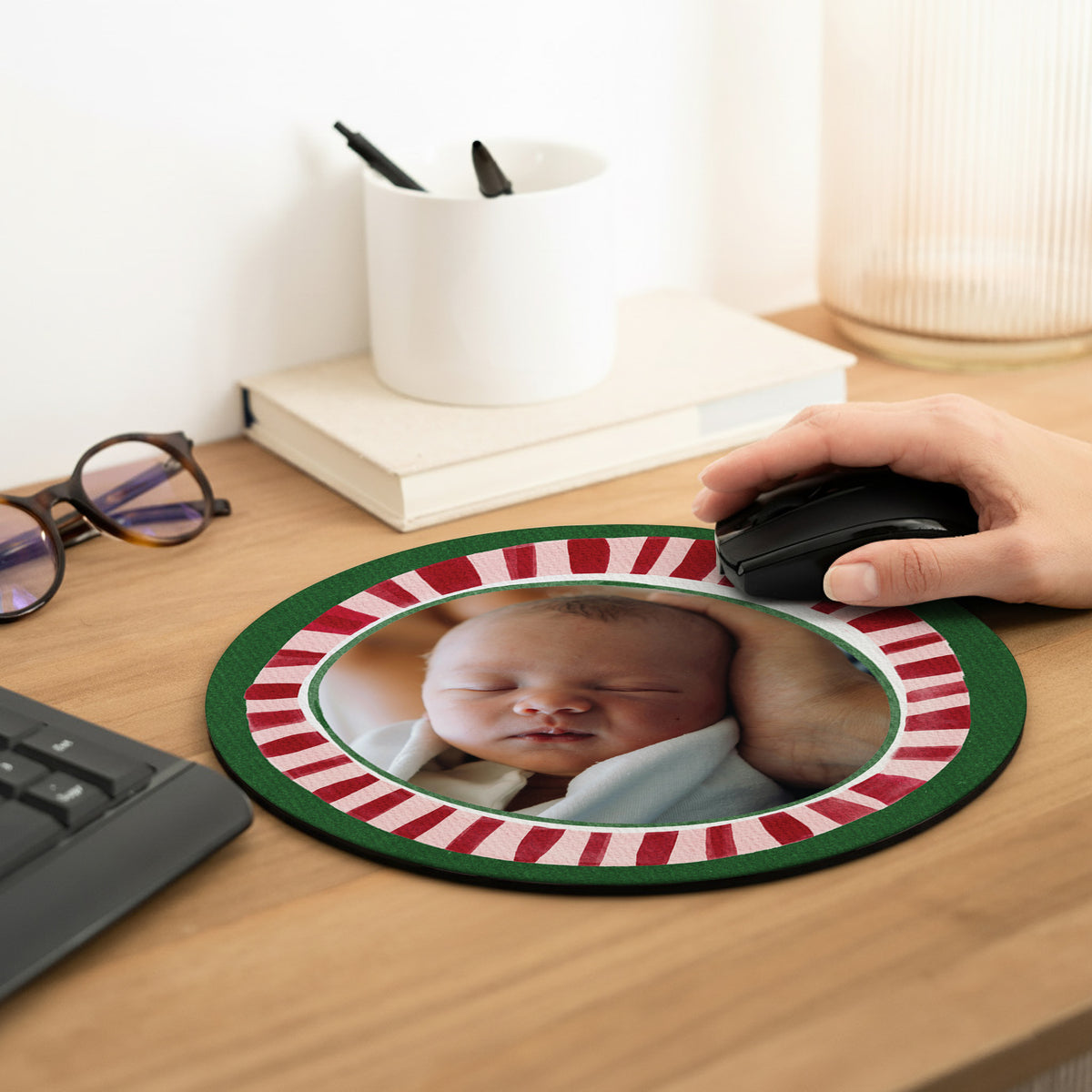 Tapis de souris Rond Peppermint photo N° 2
