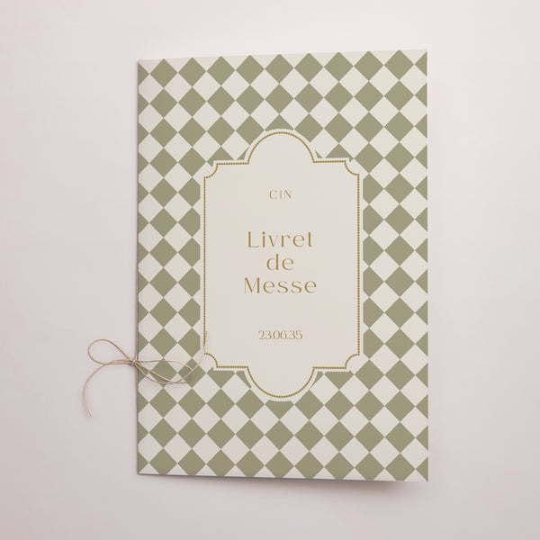 Livret de messe Mariage Double volet Palazzo photo