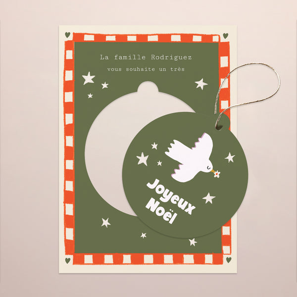 Carte de Noel Fin d'année Détachable Ritournelle photo