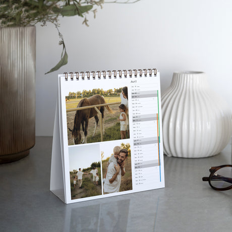 Calendrier Fin d'année Bureau, chevalet 2027 en Images