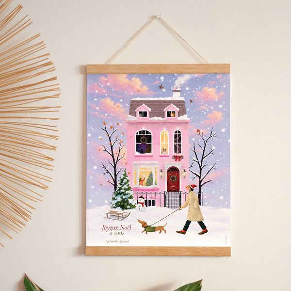 Affiche Portrait 30 x 40 cm Sous les Flocons photo