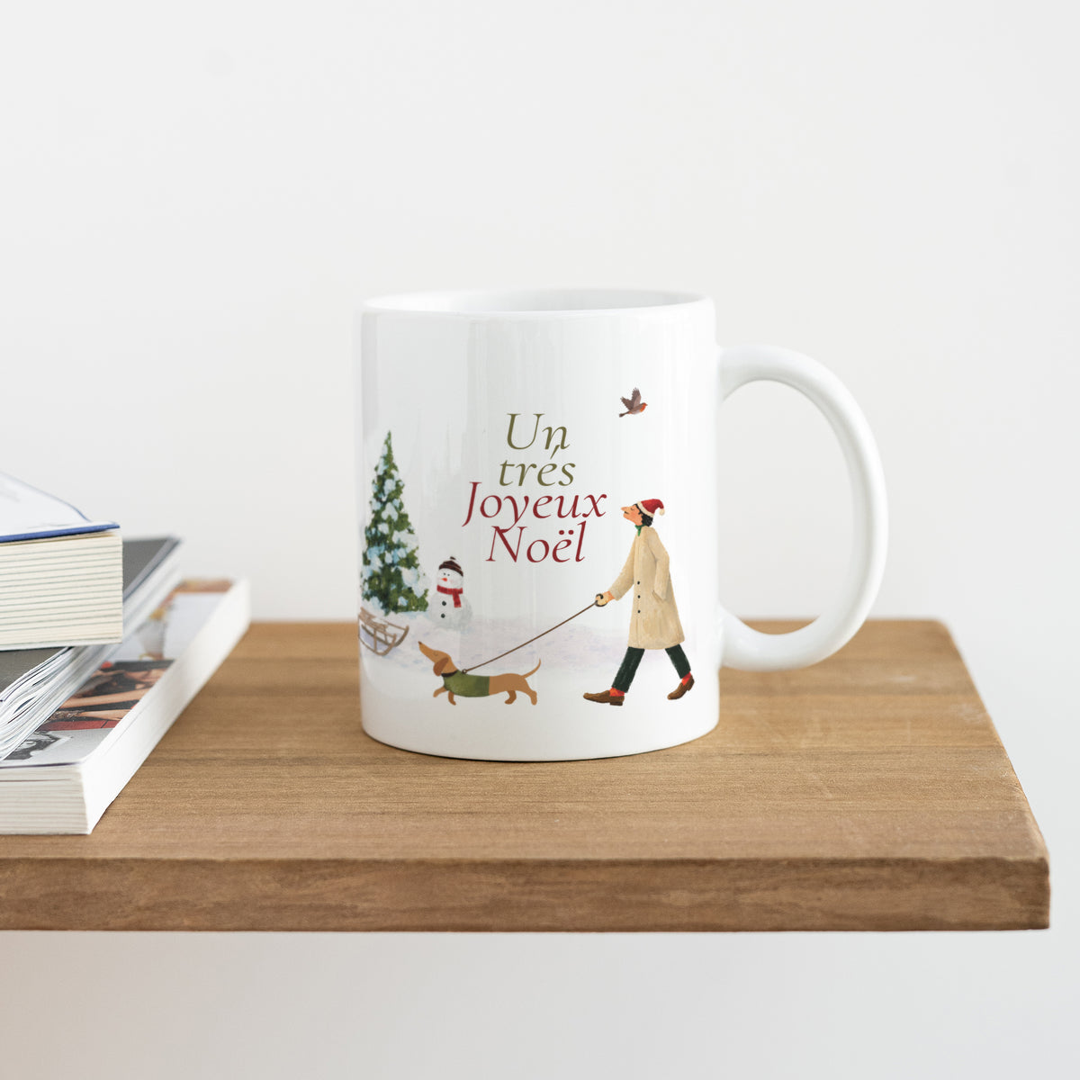 Mug Blanc Sous les Flocons photo N° 4