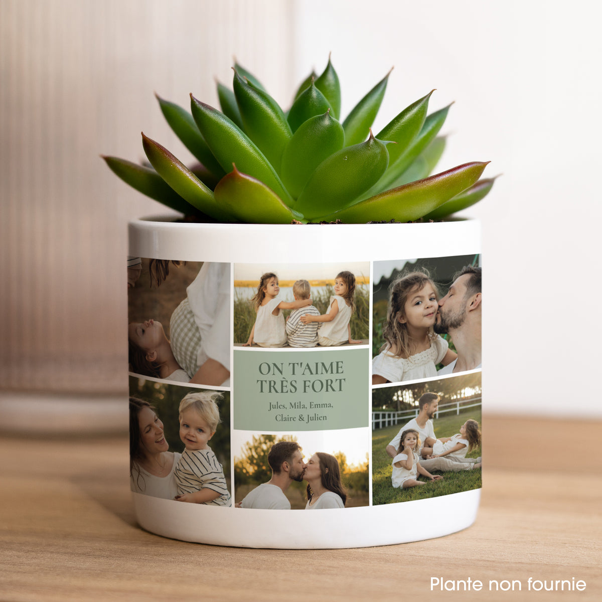 Pot de fleurs 48 cl Clic Souvenir photo N° 1