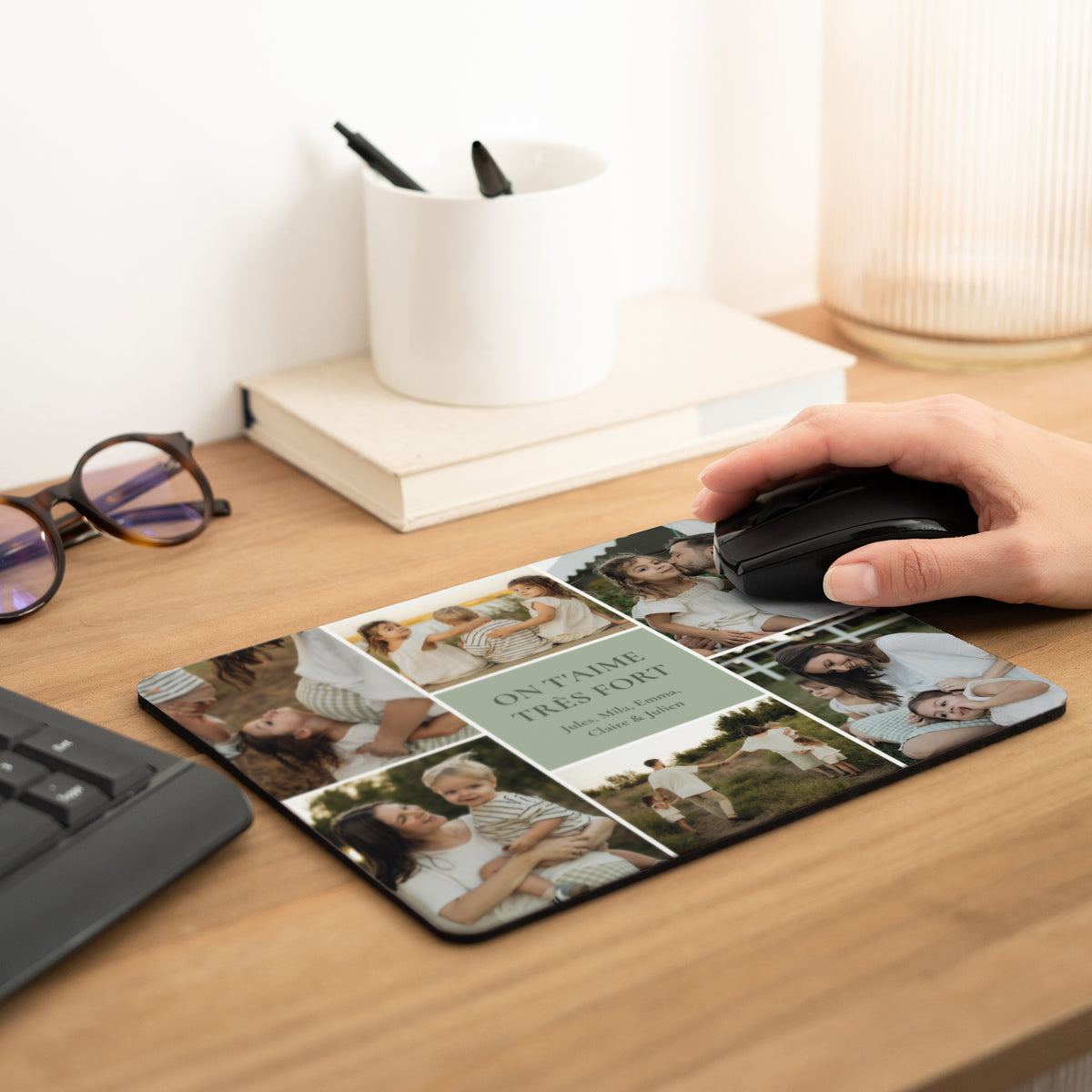 Tapis de souris Rectangle Clic Souvenir photo N° 2