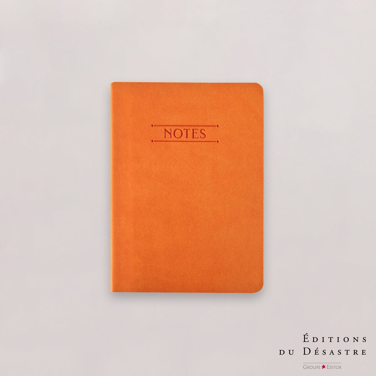 Carnet Nuance - Simili cuir - A6 - Orange vitaminé - 128 pages photo N° 1