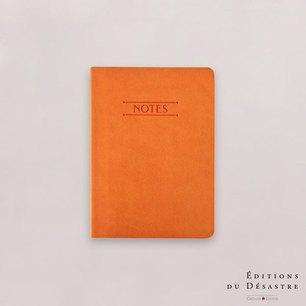 Carnet Nuance - Simili cuir - A6 - Orange vitaminé - 128 pages photo