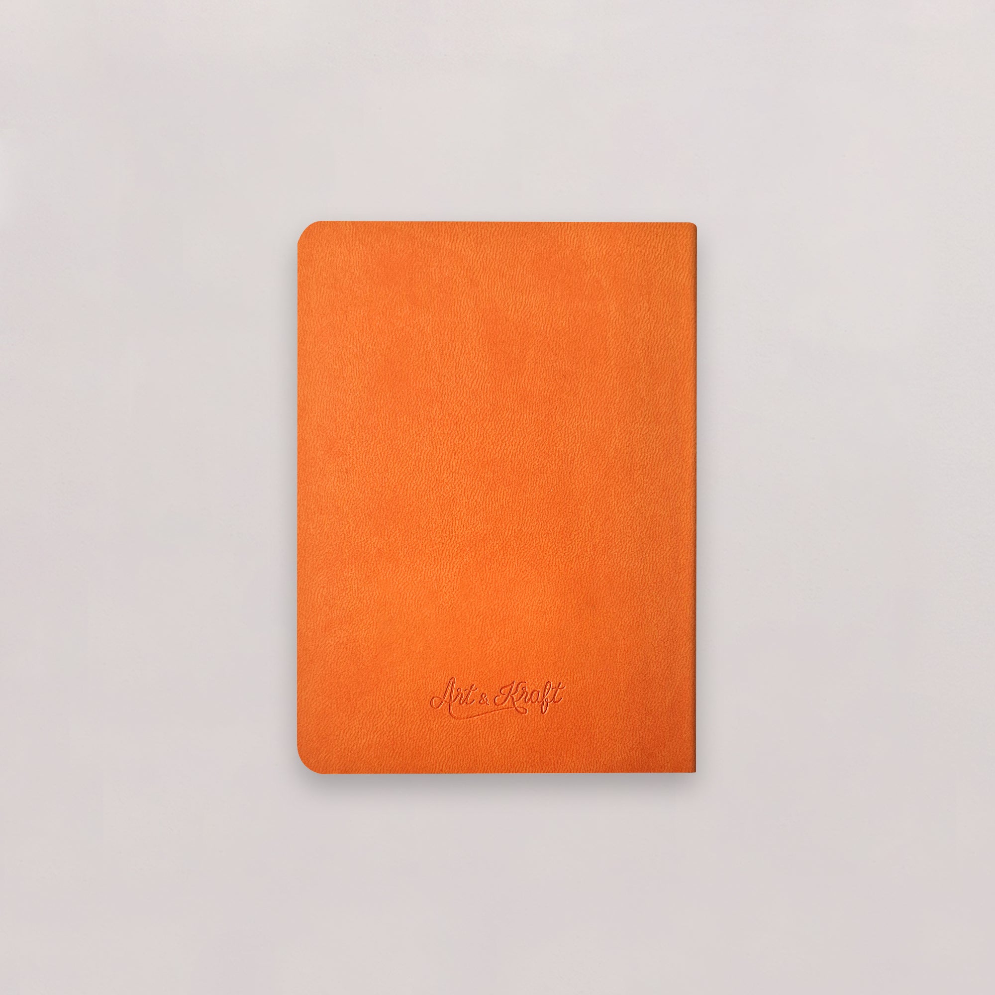 Carnet Nuance - Simili cuir - A6 - Orange vitaminé - 128 pages photo N° 2