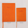 Carnet Nuance - Simili cuir - A6 - Orange vitaminé - 128 pages photo N° 5