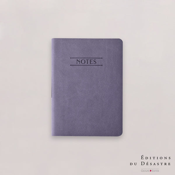Carnet Nuance - Simili cuir - A6 - Lavande - 128 pages photo
