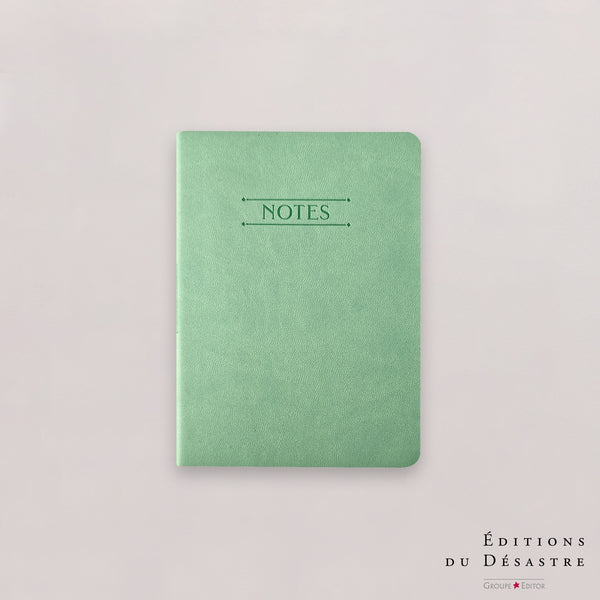 Carnet Nuance - Simili cuir - A6 - Menthe claire - 128 pages photo