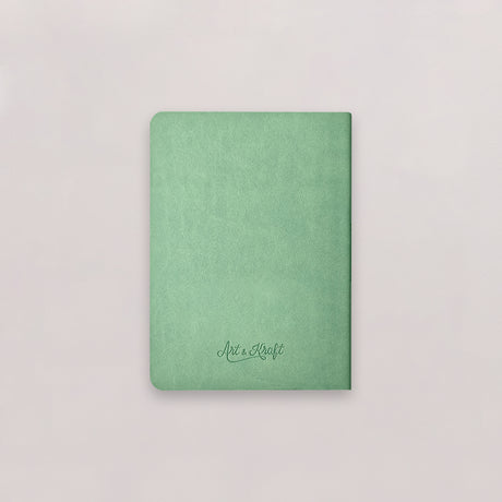 Carnet Nuance - Simili cuir - A6 - Menthe claire - 128 pages