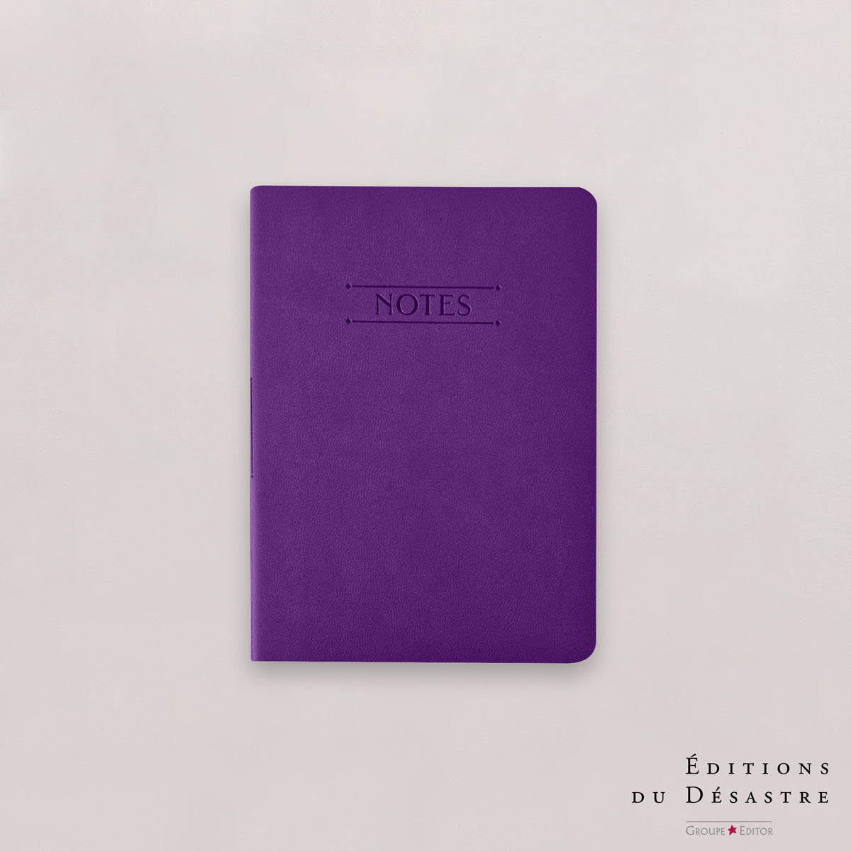 Carnet Nuance - Simili cuir - A6 - Violet intense - 128 pages photo N° 1