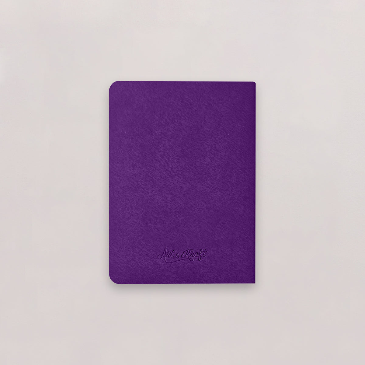 Carnet Nuance - Simili cuir - A6 - Violet intense - 128 pages photo N° 2