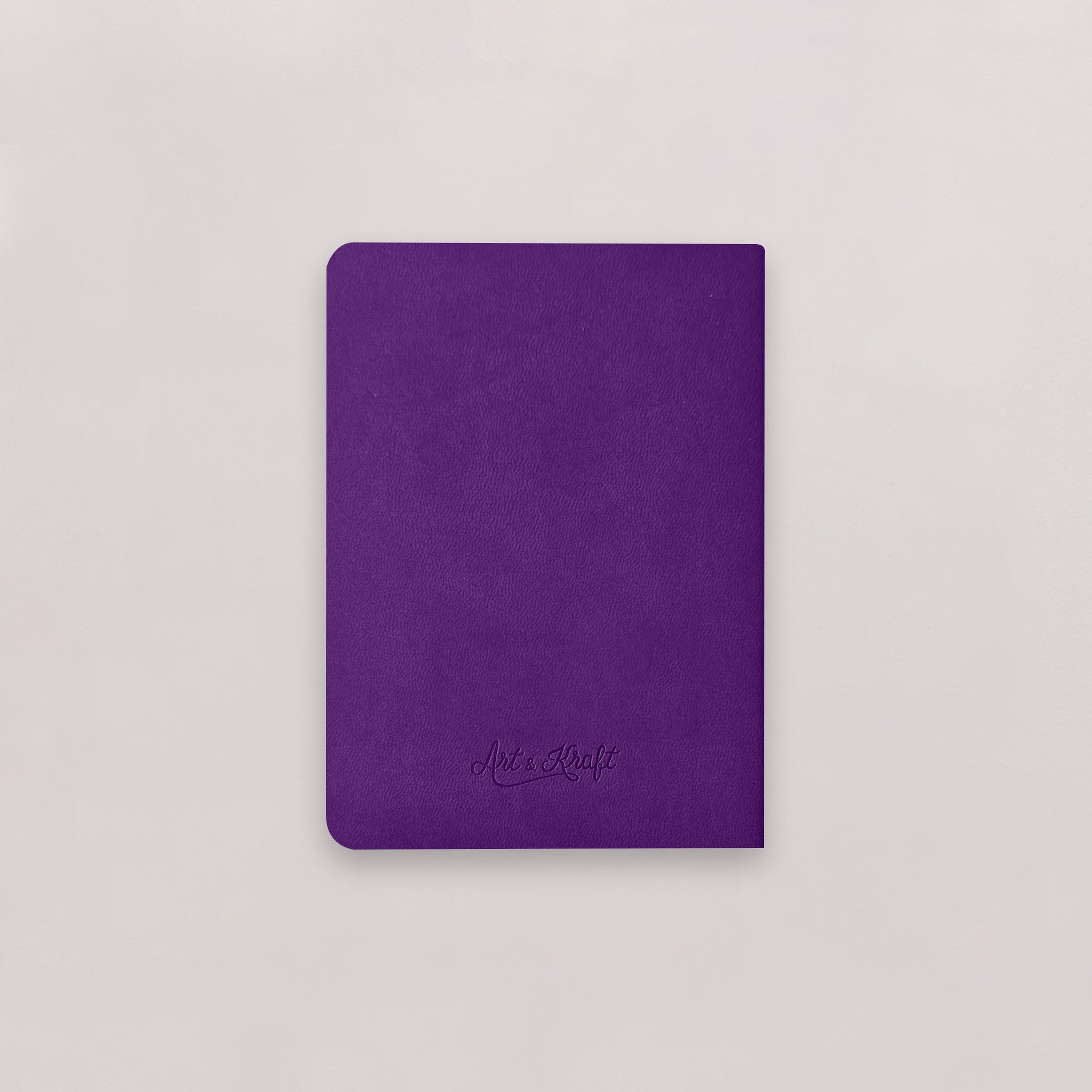 Carnet Nuance - Simili cuir - A6 - Violet intense - 128 pages photo N° 2