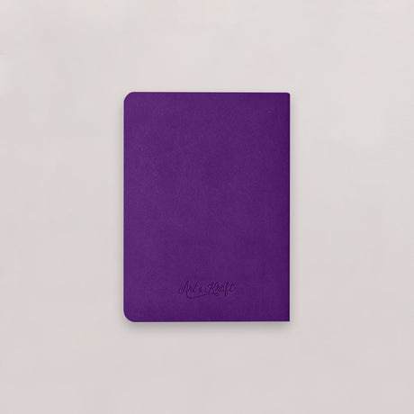 Carnet Nuance - Simili cuir - A6 - Violet intense - 128 pages
