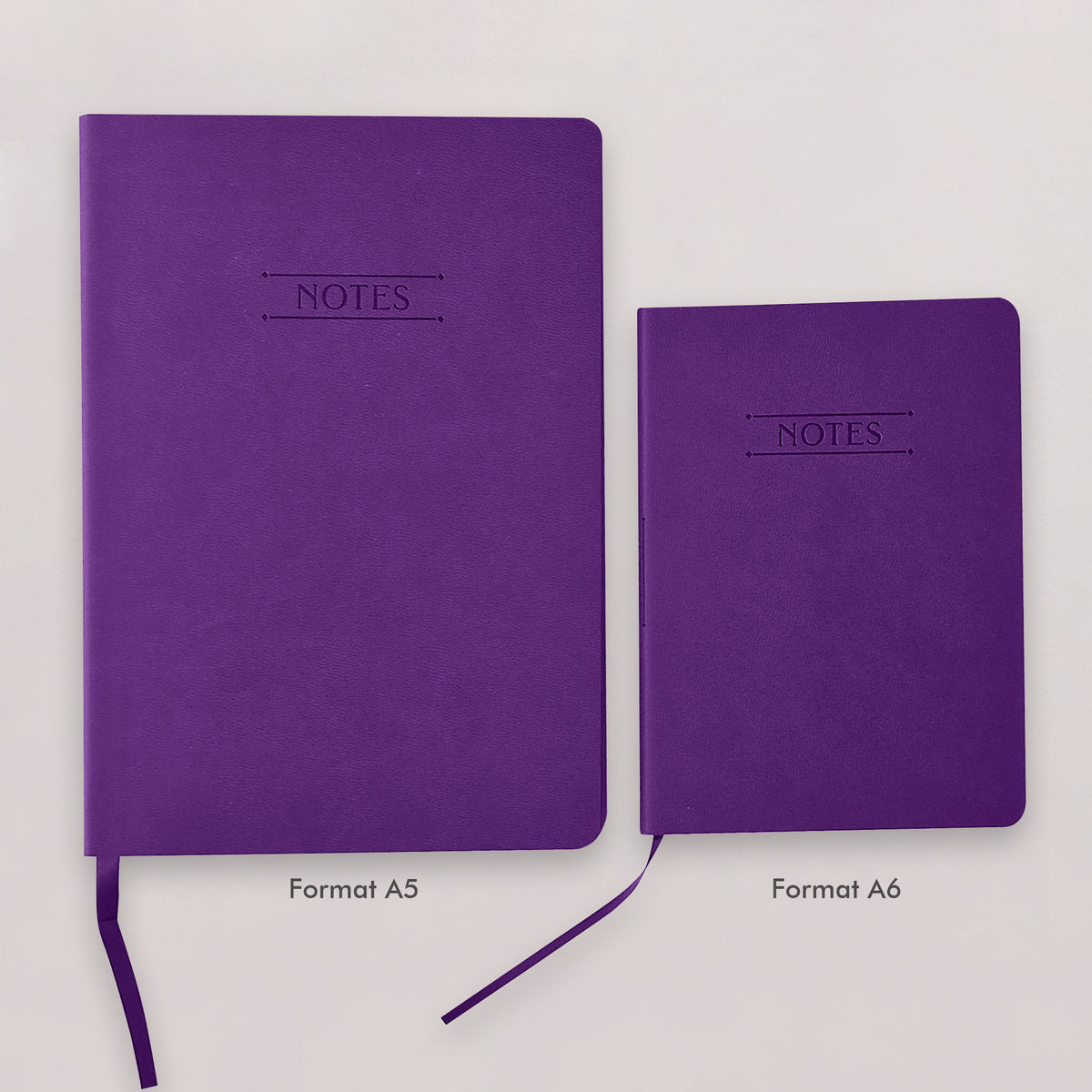 Carnet Nuance - Simili cuir - A6 - Violet intense - 128 pages photo N° 5