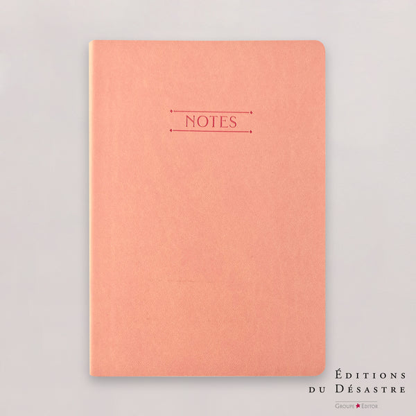 Carnet Nuance - Simili cuir - A5 - Pêche - 192 pages photo