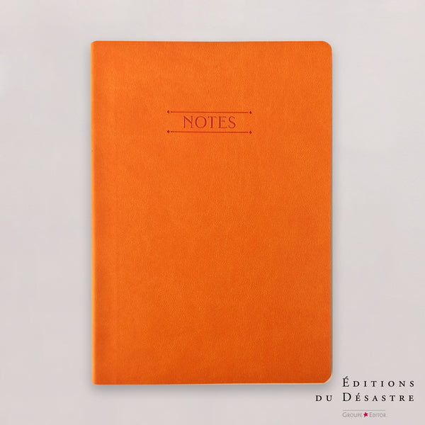 Carnet Nuance - Simili cuir - A5 - Orange vitaminé - 192 pages photo