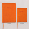 Carnet Nuance - Simili cuir - A5 - Orange vitaminé - 192 pages photo N° 5