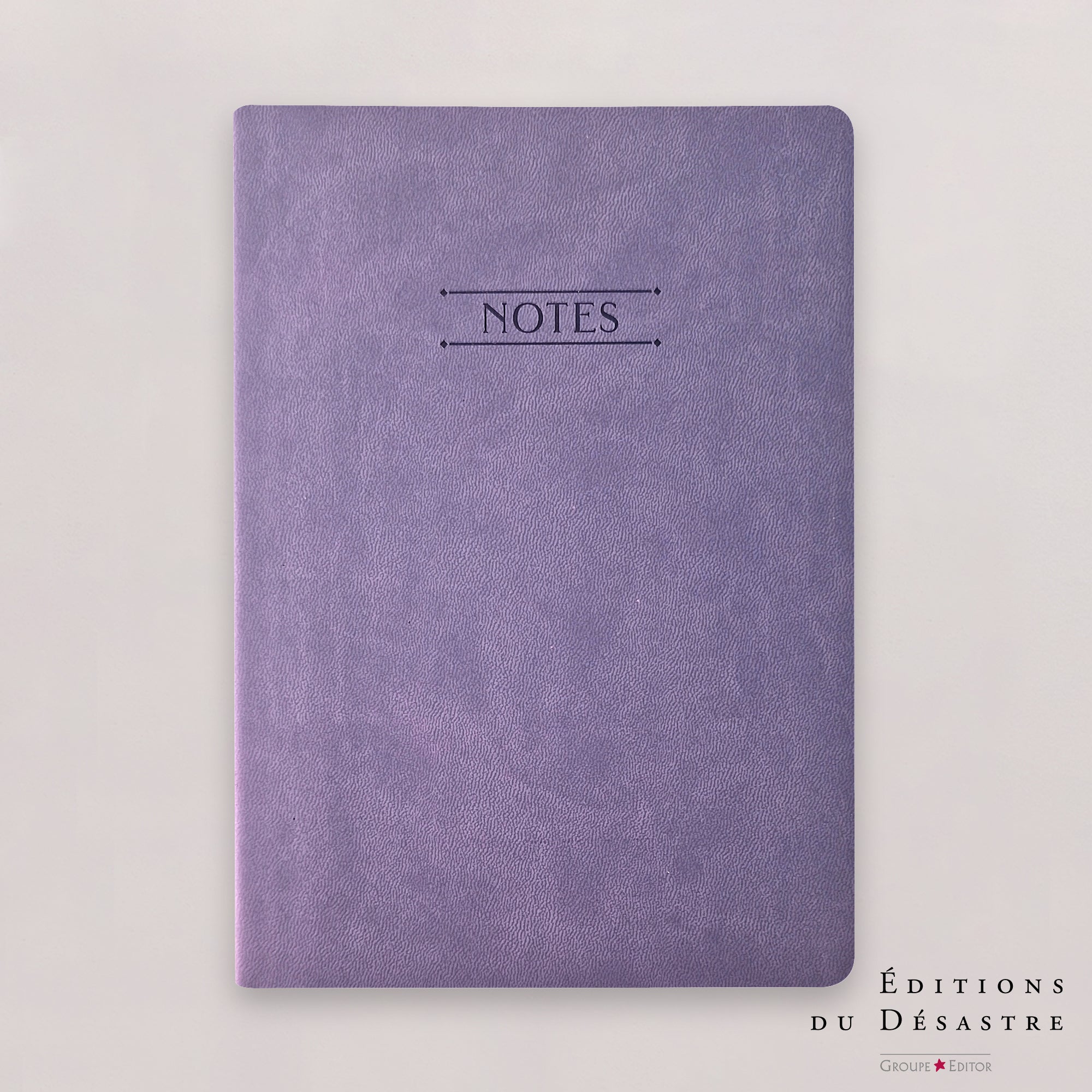 Carnet Nuance - Simili cuir - A5 - Lavande - 192 pages photo N° 1