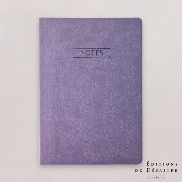 Carnet Nuance - Simili cuir - A5 - Lavande - 192 pages photo