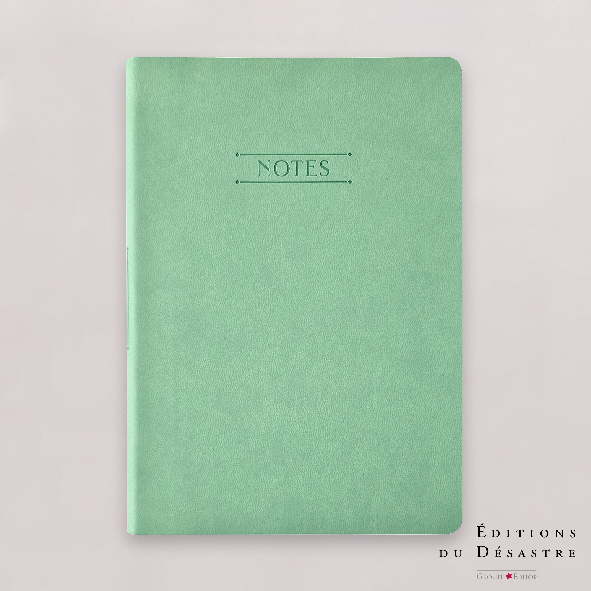 Carnet Nuance - Simili cuir - A5 - Menthe claire - 192 pages photo N° 1