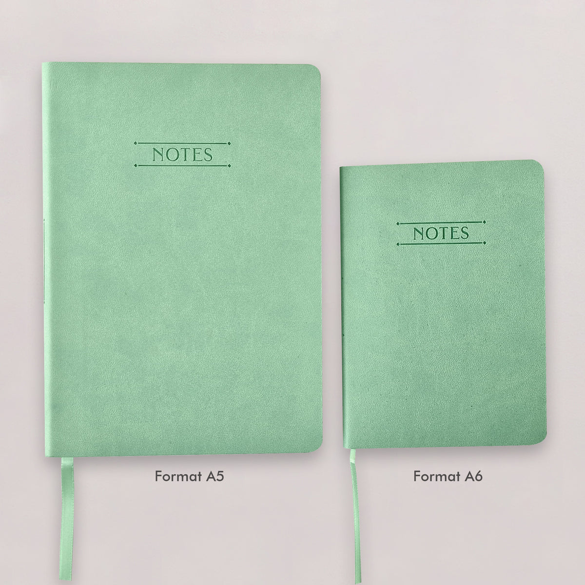 Carnet Nuance - Simili cuir - A5 - Menthe claire - 192 pages photo N° 5