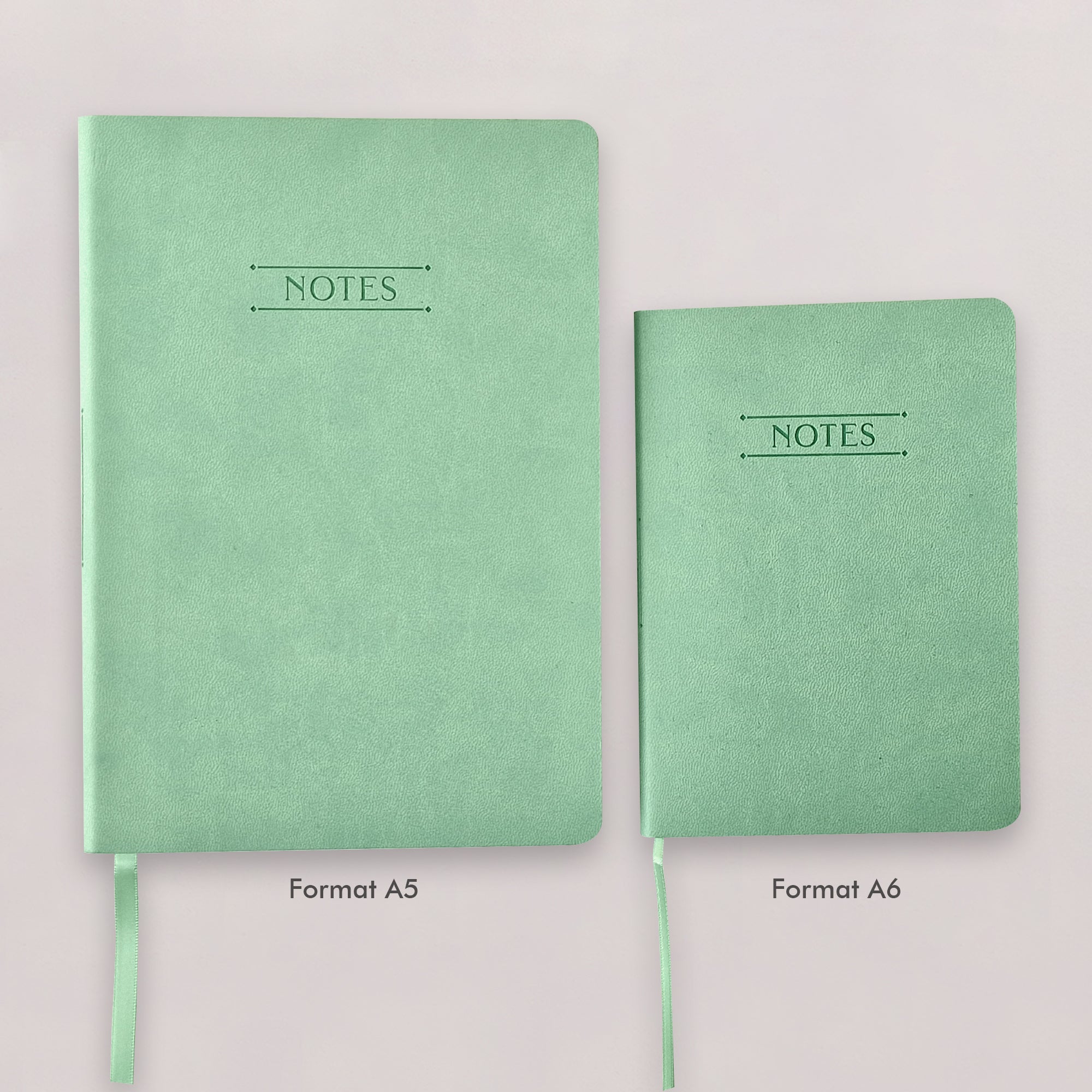 Carnet Nuance - Simili cuir - A5 - Menthe claire - 192 pages photo N° 5