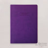 Carnet Nuance - Simili cuir - A5 - Violet intense - 192 pages photo N° 1