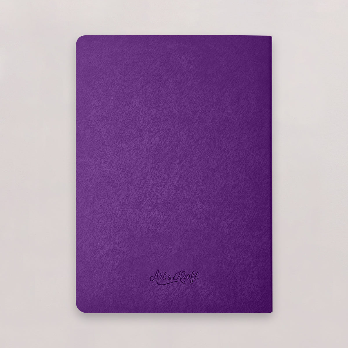 Carnet Nuance - Simili cuir - A5 - Violet intense - 192 pages photo N° 2