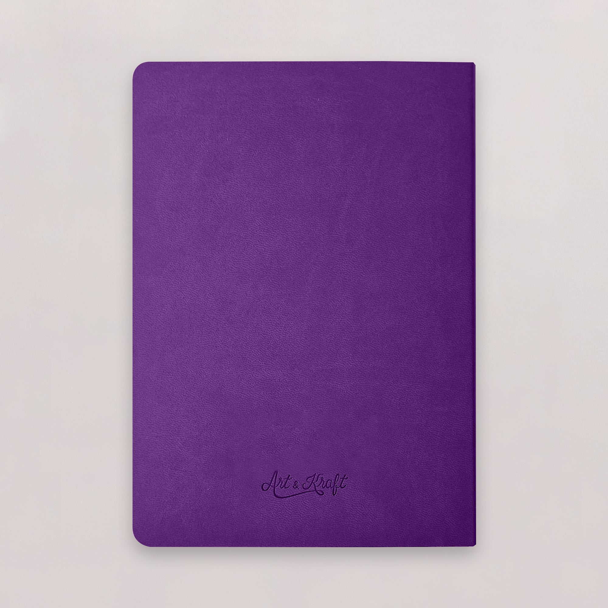 Carnet Nuance - Simili cuir - A5 - Violet intense - 192 pages photo N° 2