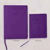 Carnet Nuance - Simili cuir - A5 - Violet intense - 192 pages photo N° 5
