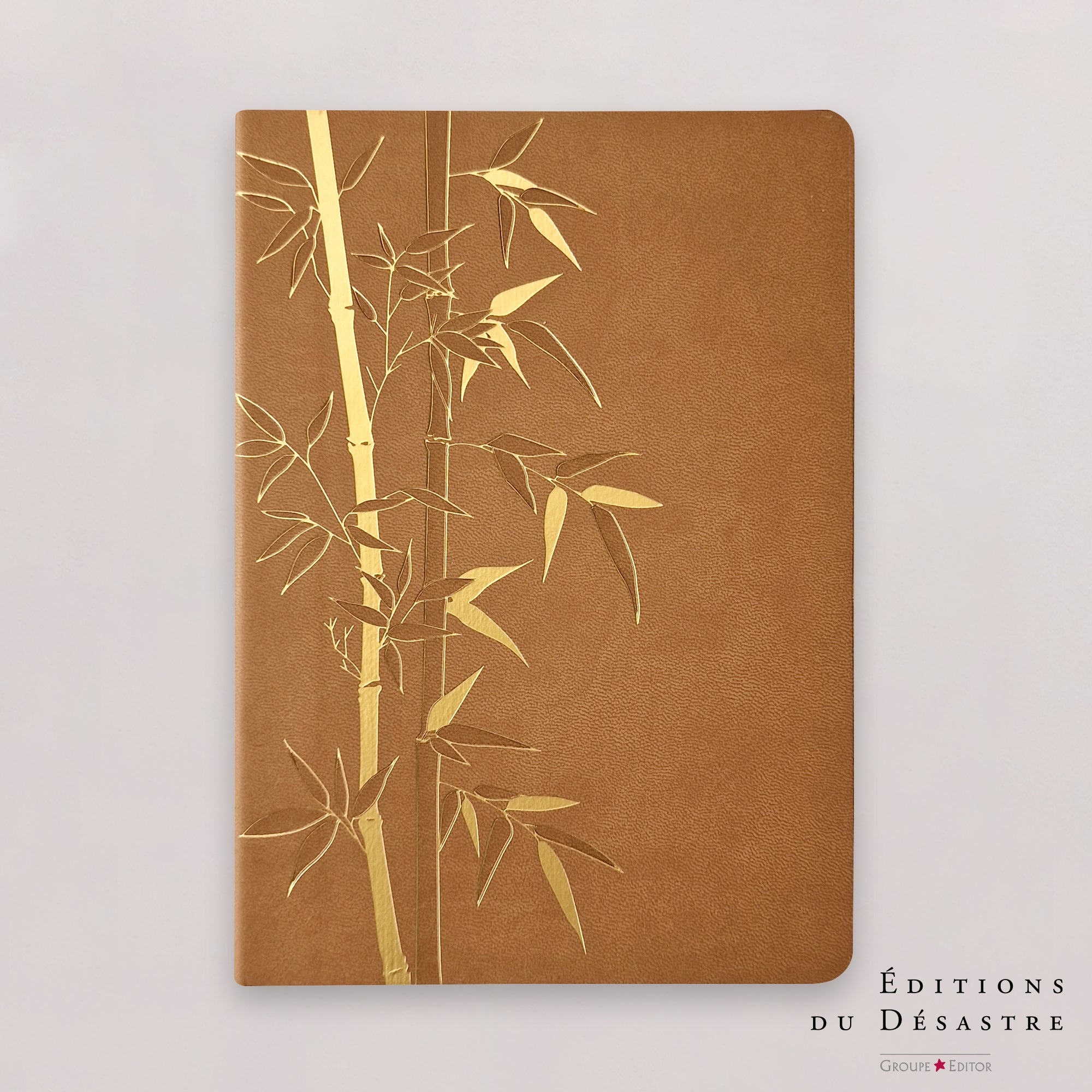Carnet Pepakura - Simili cuir - A5 - Bambou - 192 pages photo N° 1