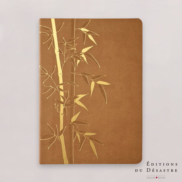 Carnet Pepakura - Simili cuir - A5 - Bambou - 192 pages photo