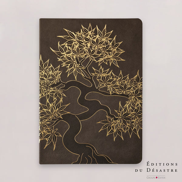 Carnet Pepakura - Simili cuir - A5 - Erable - 192 pages photo