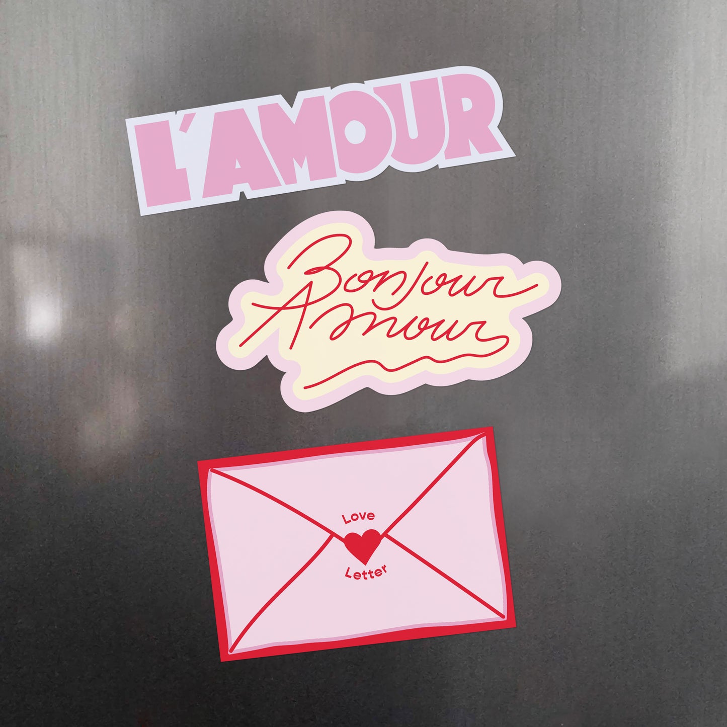 Magnet Trio Magnets Amour photo N° 3
