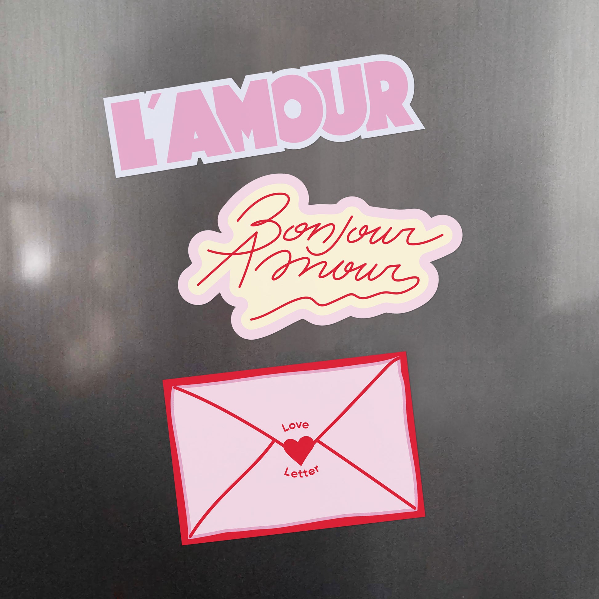 Magnet Trio Magnets Amour photo N° 3