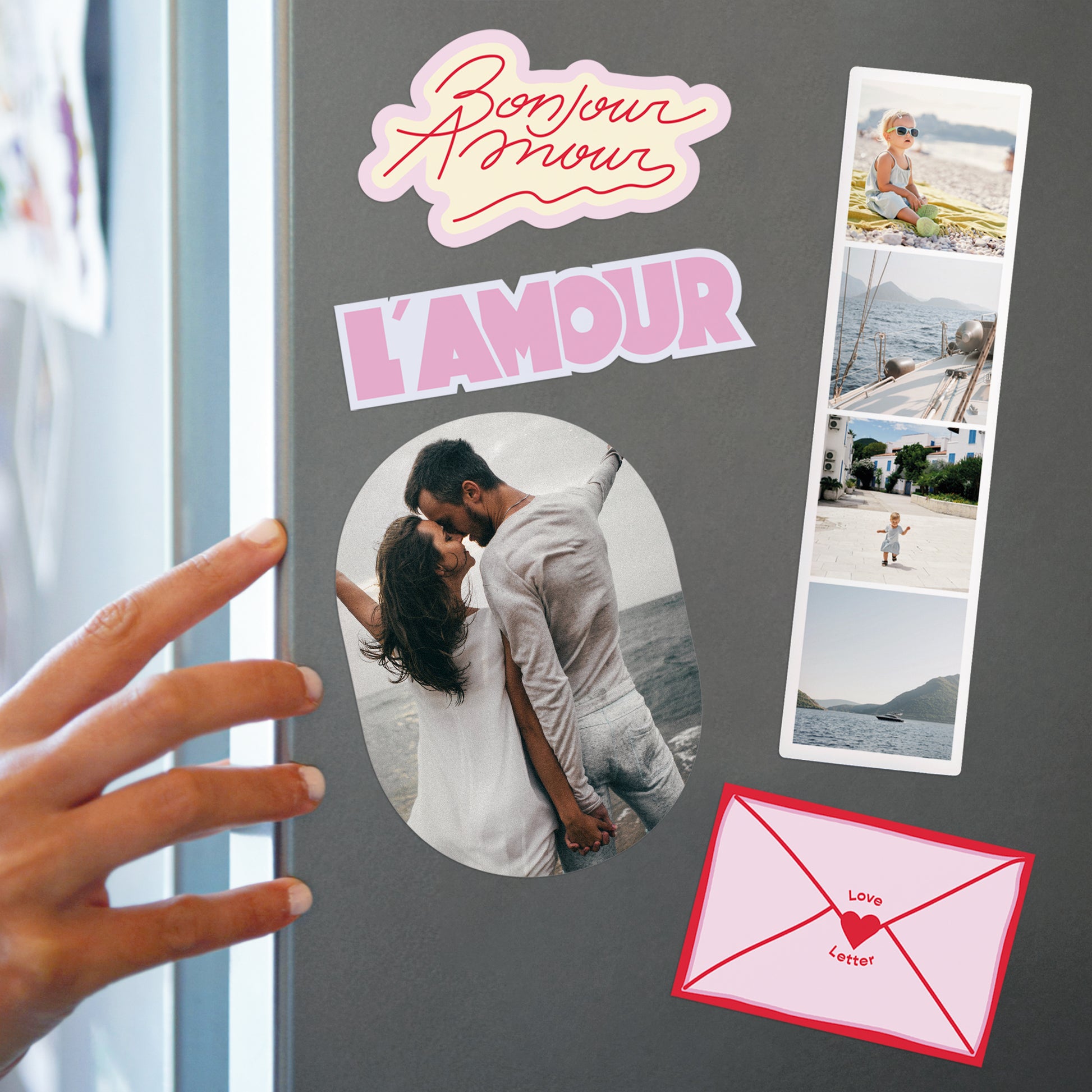 Magnet Trio Magnets Amour photo N° 2