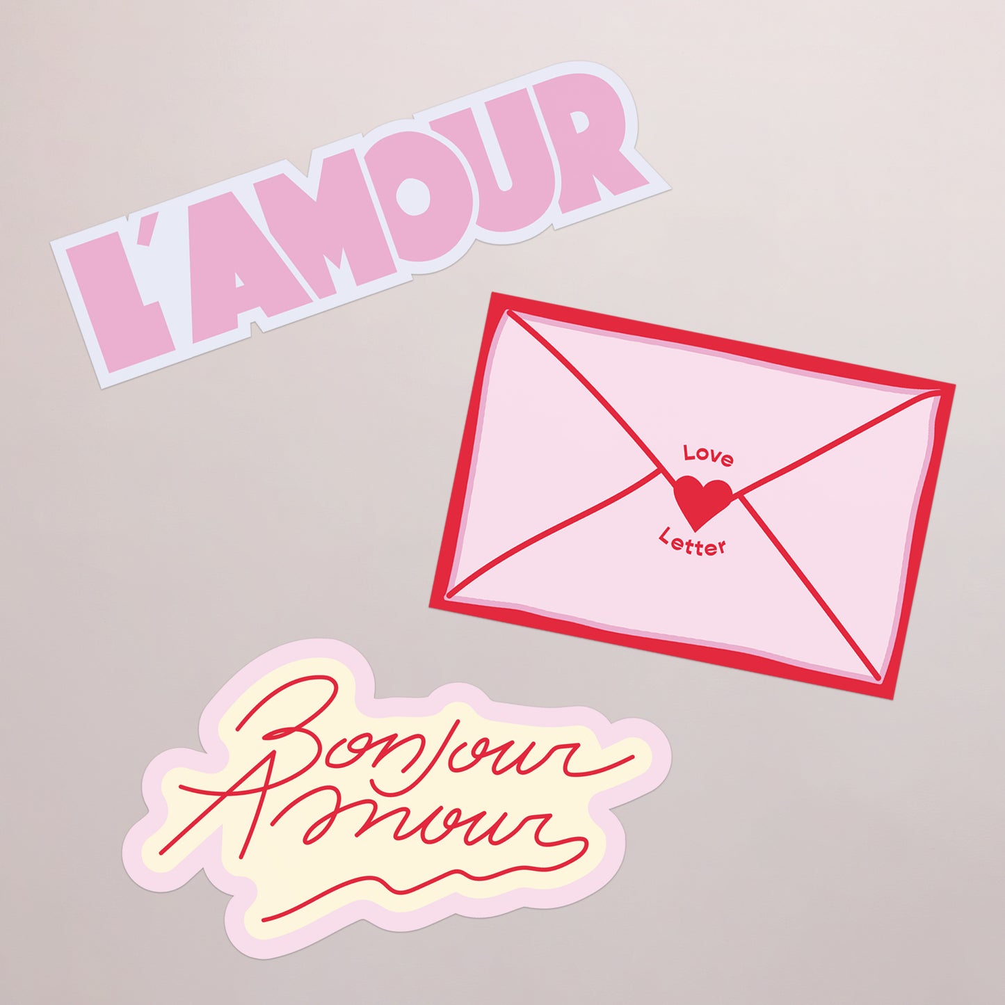Magnet Trio Magnets Amour photo N° 1