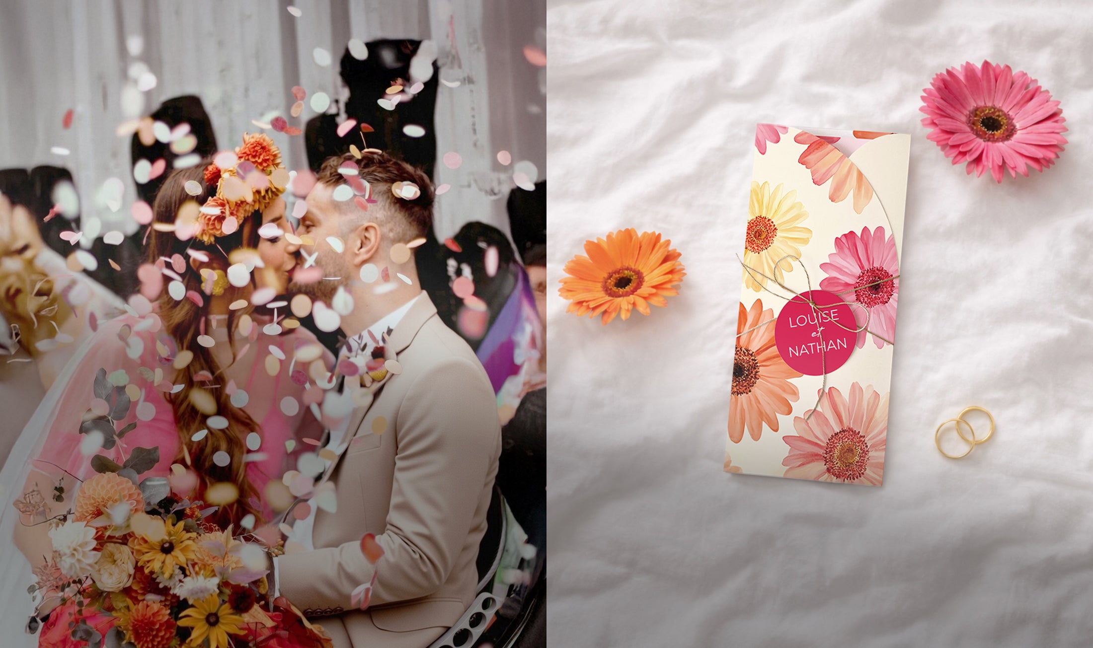 Mariage : on ose les couleurs vives !