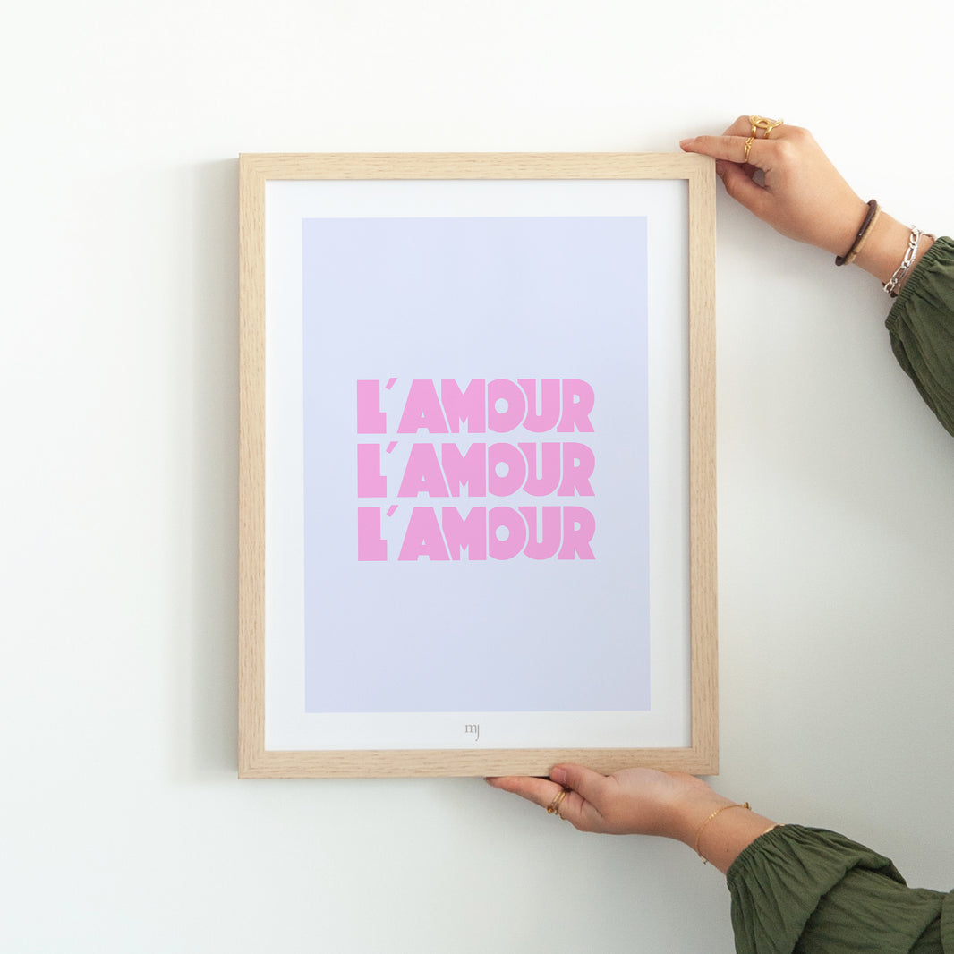 Affiche l'amour lavande photo N° 3